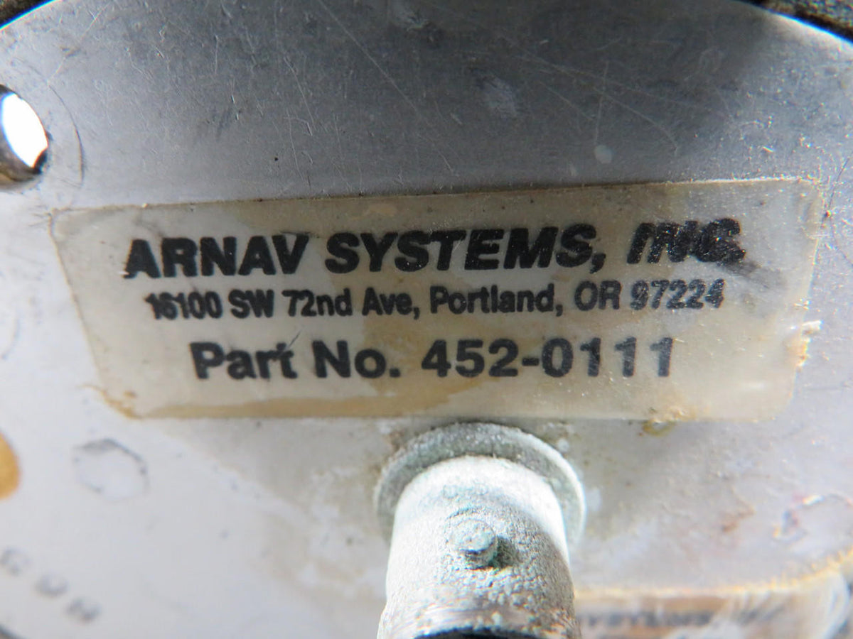 ARNAV 452-0111 Arnav Systems Inc. Communication Antenna (Corroded Connection) (Core)