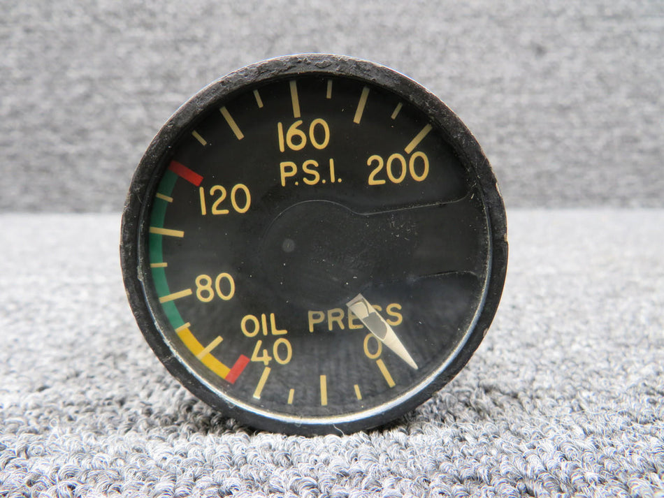 Edison 217-06251 (Alt: 27-66008-1) Edison Oil Pressure Indicator (Dented Body) (26V)