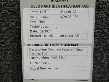 Goodyear 6065-3480 Goodyear Iceguard Timer (Dented Top)