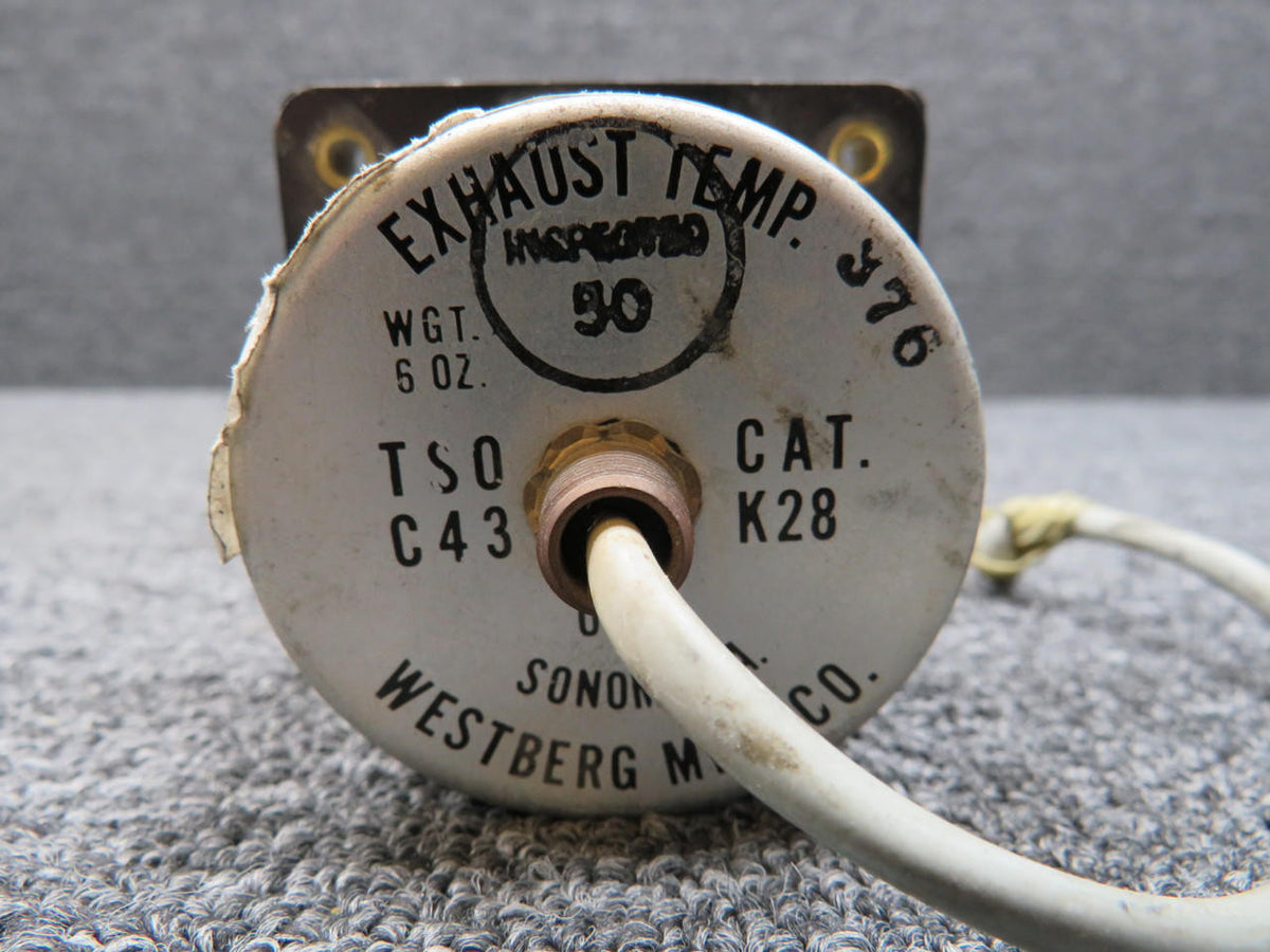 Westberg K28 Westberg Exhaust Gas Temperature Indicator (Glass Face)