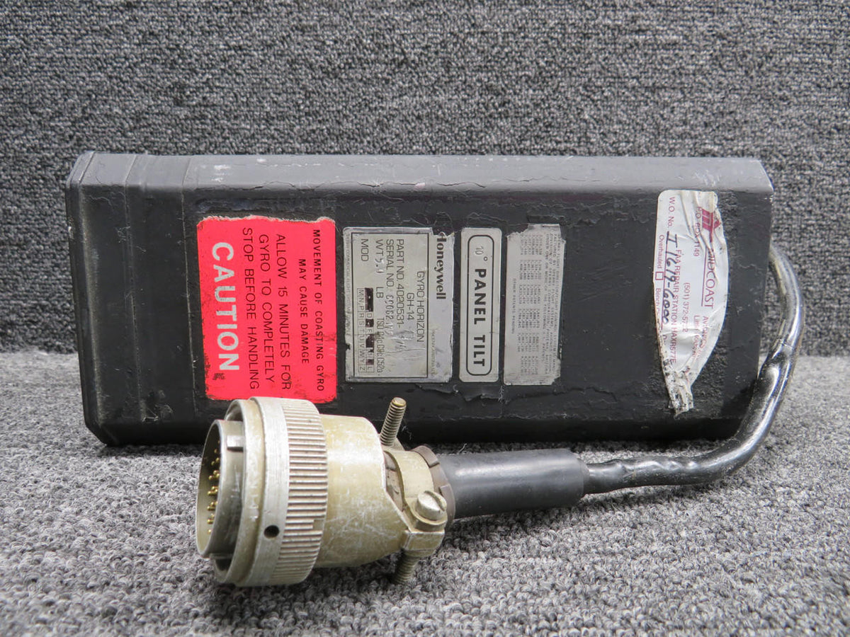 Honeywell 4020531-574 Honeywell GH-14 Gyro Horizon Indicator with Mods (Worn Face)