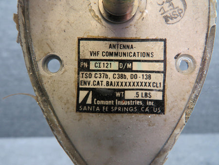 Comant CI-121 Comant VHF Comm Antenna (Corroded) (Core)