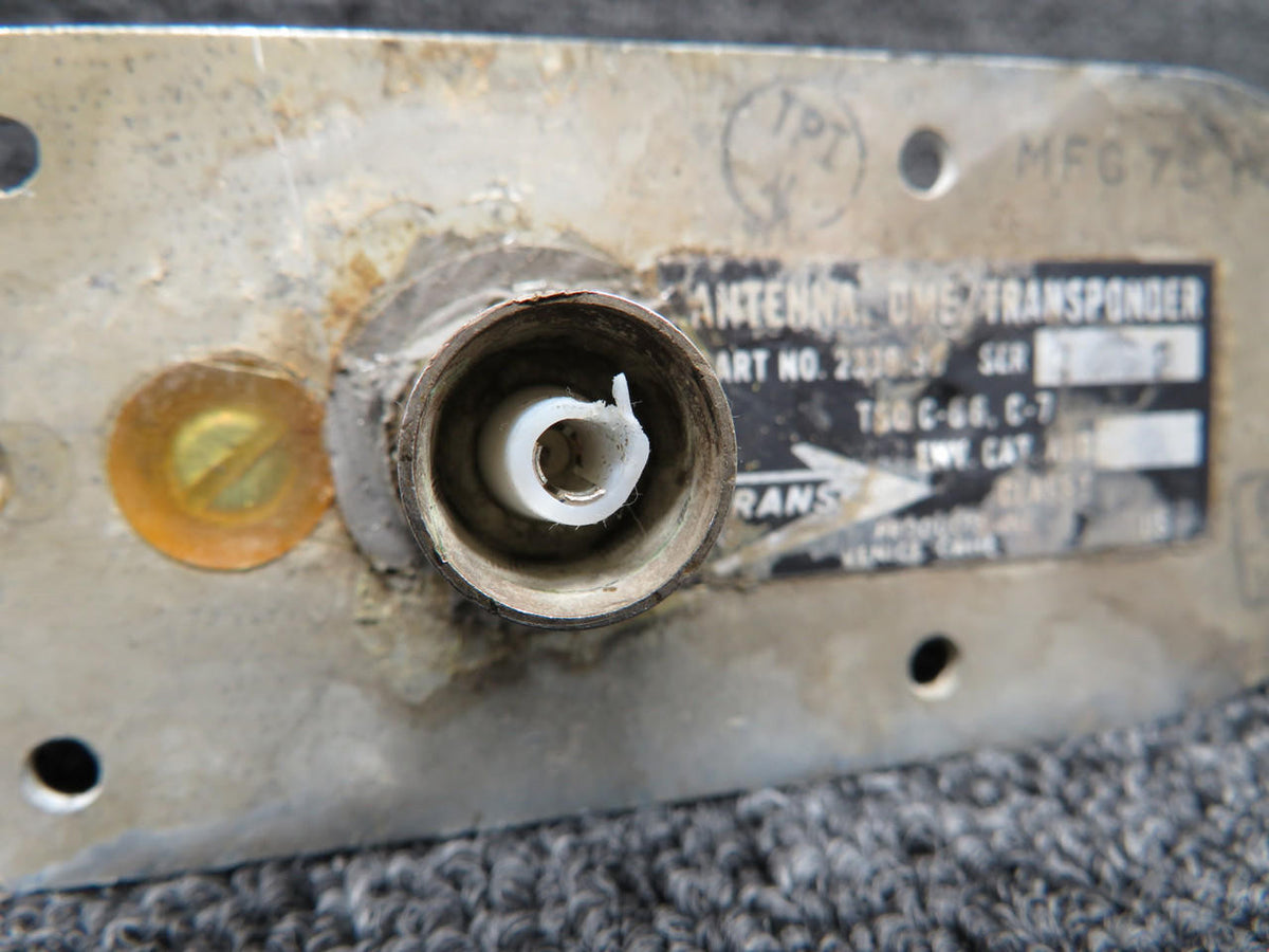 transco 2338-50 Transco DME Transponder Antenna (Blue) (Broken Connector) (Core)