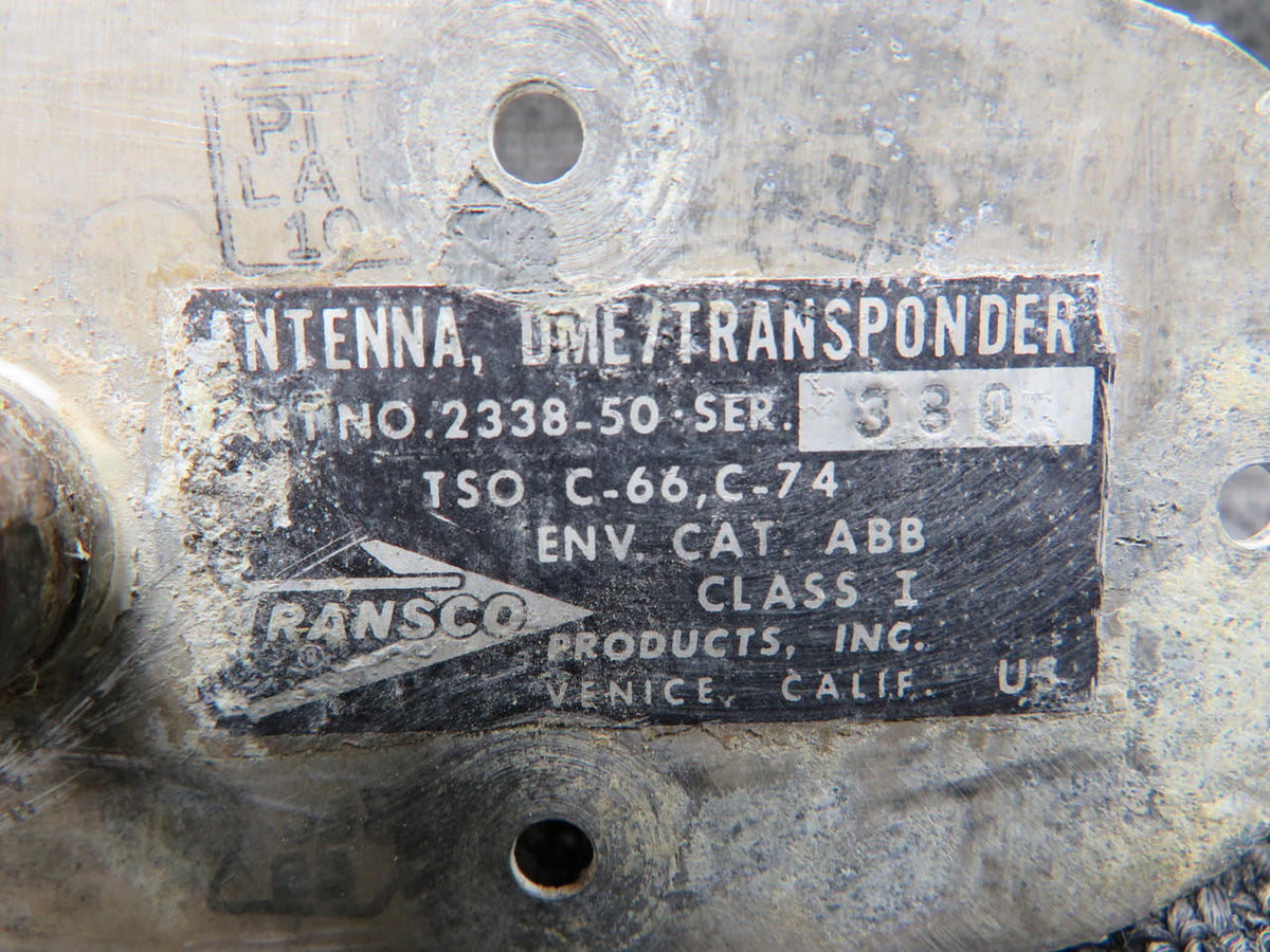 transco 2338-50 Transco DME Transponder Antenna (Chipped Blue and Black Paint)
