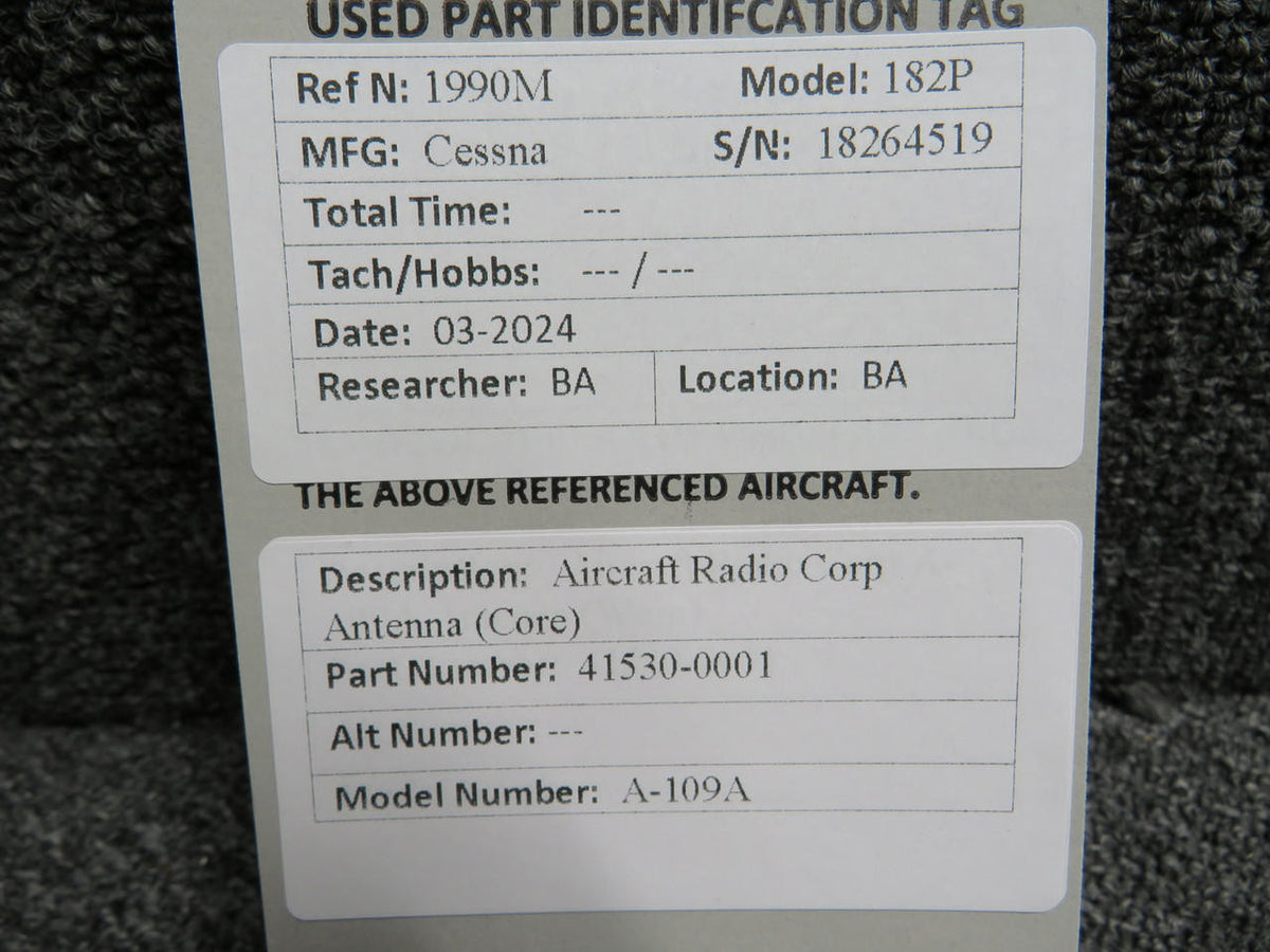 ARC 41530-0001 ARC A-109A Antenna (Core)