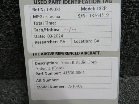 ARC 41530-0001 ARC A-109A Antenna (Core)