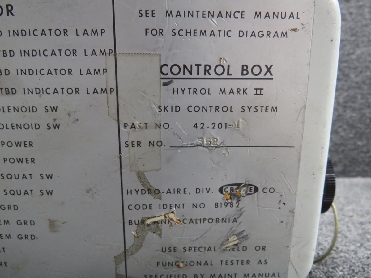 Hydro-Aire 42-201-1 Hydro-Aire Skid Control Box
