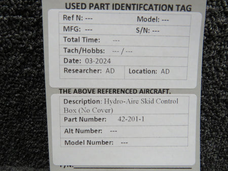 Hydro-Aire 42-201-1 Hydro-Aire Skid Control Box