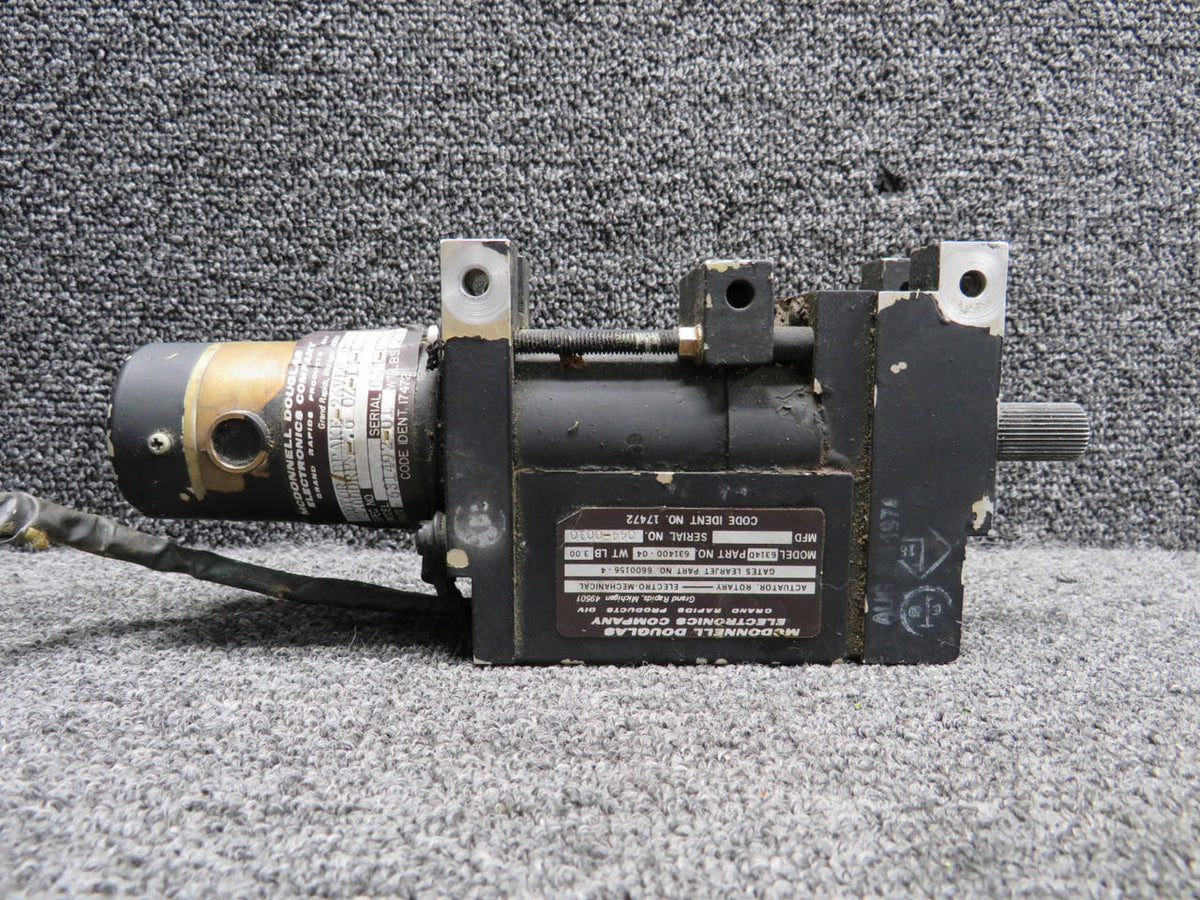 McDonnell 631400-04 (Alt: 6600156-4) McDonnell 6314D Electro-Mechanical Rotary Actuator