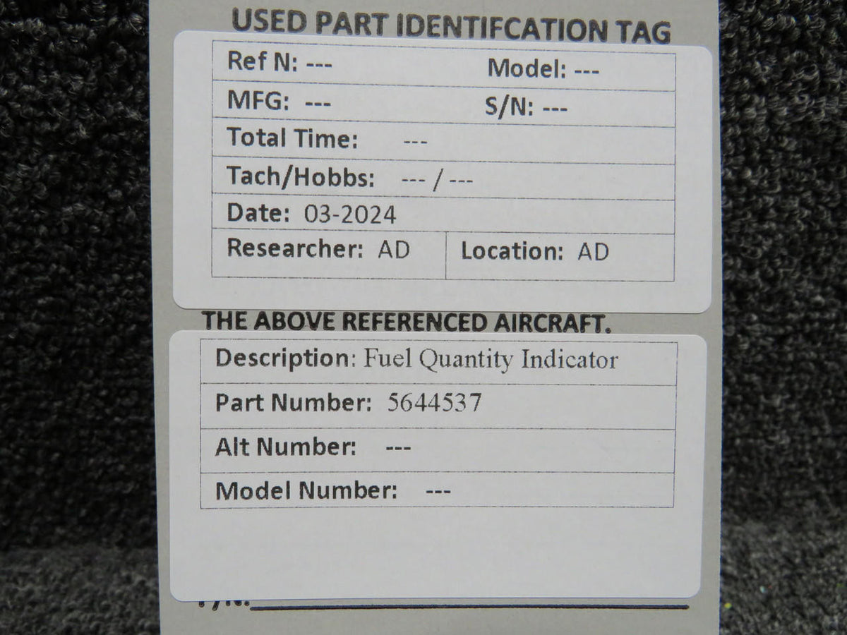 5644537 Fuel Quantity Indicator