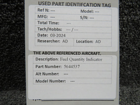 5644537 Fuel Quantity Indicator