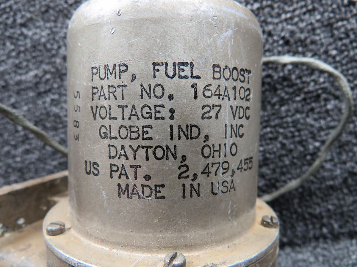 Globe  164A102 Globe Fuel Booster Pump (27V)