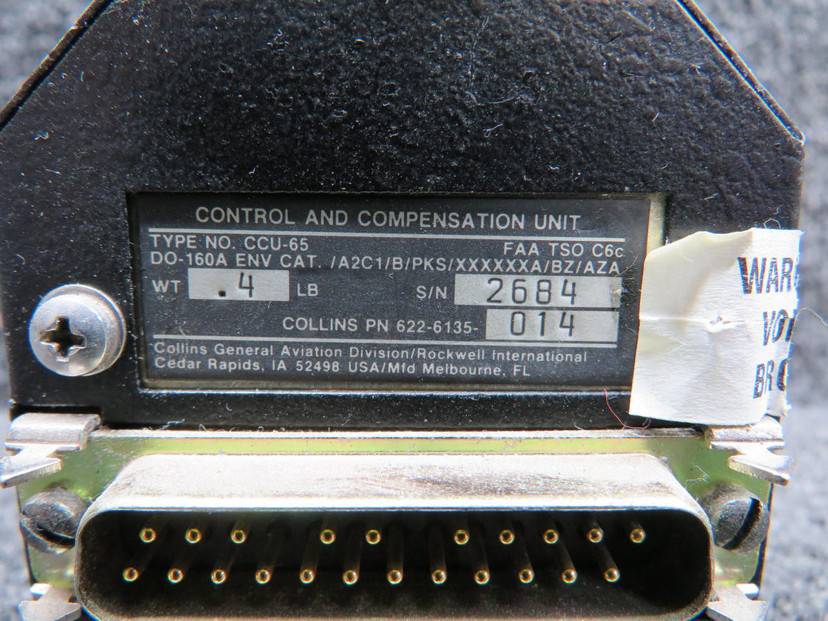 Collins 622-6135-014 Collins CCU-65 Control and Compensation Unit