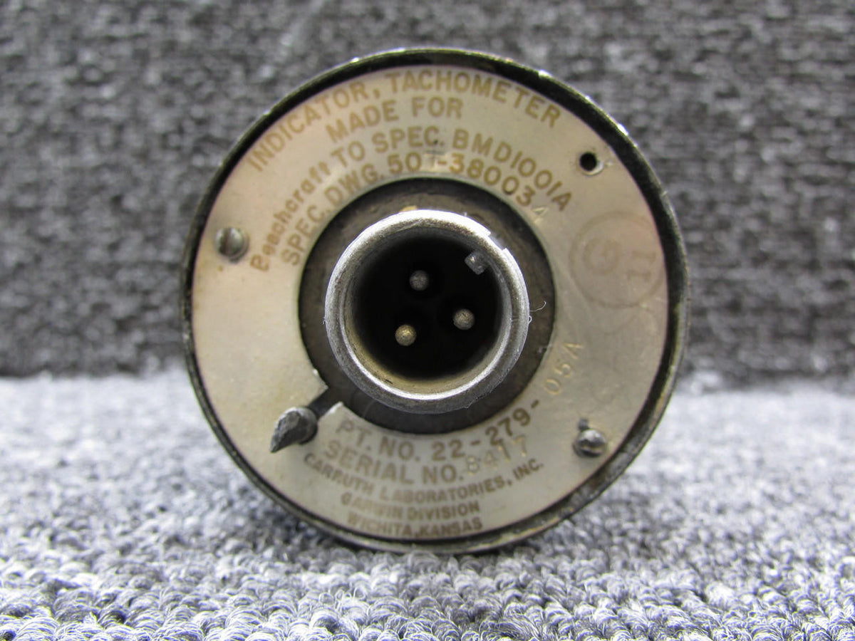 Carruth 22-279-05A Carruth Tachometer Indicator
