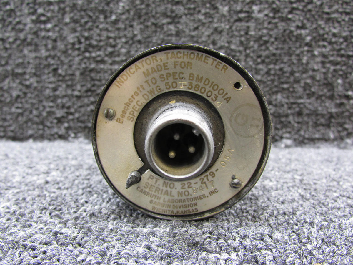 Carruth 22-279-05A Carruth Tachometer Indicator