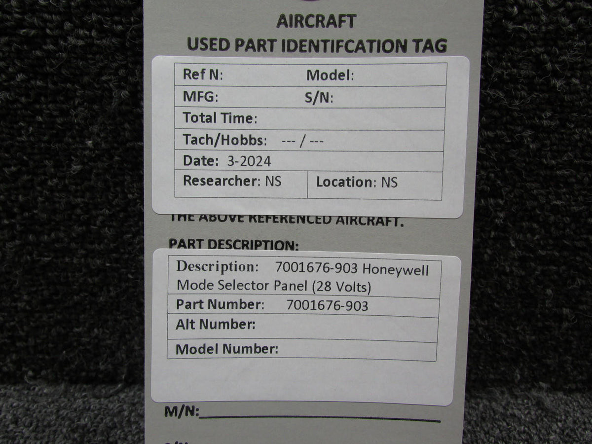 Honeywell 22-279-05A Carruth Part Sales Tachometer Indicator