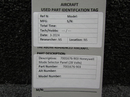 Honeywell 22-279-05A Carruth Part Sales Tachometer Indicator
