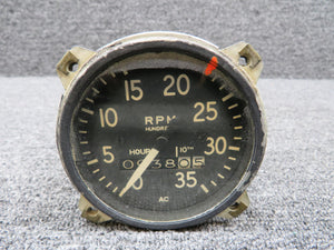 AC Recording Tachometer Indicator (Hours: 0938.05) (Worn Face) (Core)