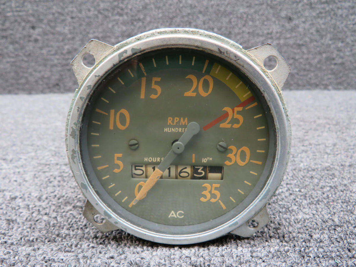 Does Not Apply 2053 Recording Tachometer Indicator (Hours: 5116.3) (Grey Face)