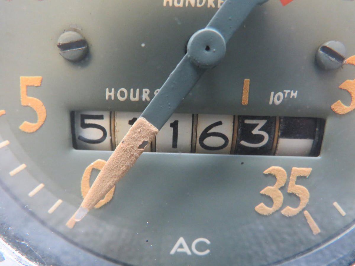 Does Not Apply 2053 Recording Tachometer Indicator (Hours: 5116.3) (Grey Face)
