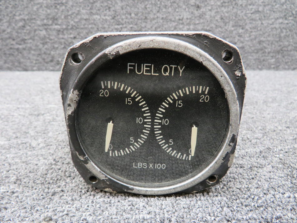 Ragen DSFG1594-3 Ragen Dual Fuel Quantity Indicator (Worn Paint)