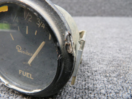 Beechcraft Parts 95-380018 Beechcraft Fuel Quantity Indicator (Worn, Dented Face)