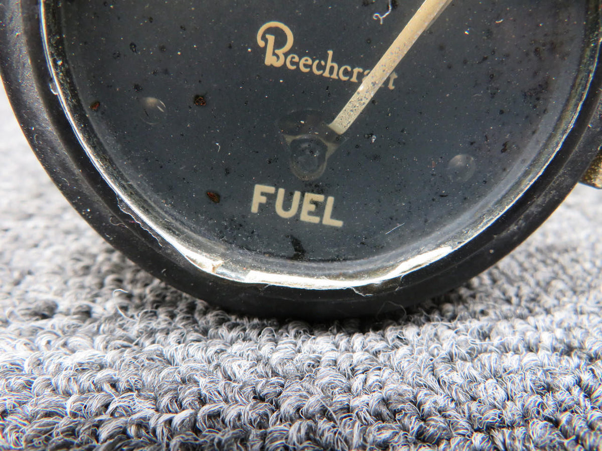 Beechcraft Parts 95-380018 Beechcraft Fuel Quantity Indicator (Worn, Dented Face)