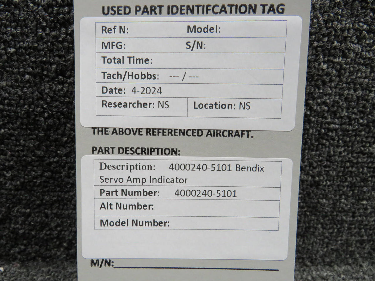 Bendix 4000240-5101 Bendix Servo Amp Indicator
