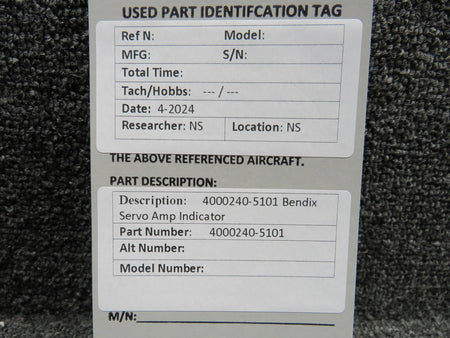 Bendix 4000240-5101 Bendix Servo Amp Indicator
