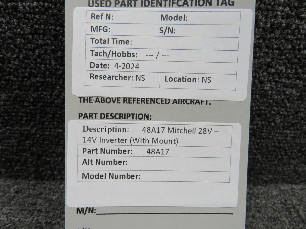 Mitchell 48A17 Mitchell 28V – 14V Inverter with Mount