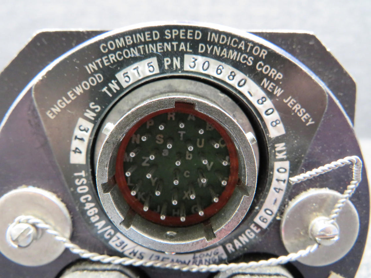 Intercontinental 30680-808 Intercontinental 575 Combined Speed Indicator w Mods (Grey Face)