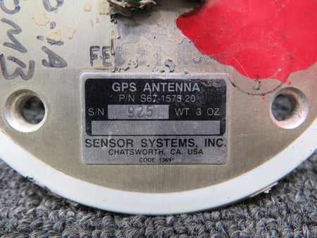 Does Not Apply S67-1575-20 Sensor GPS Antenna (Worn Paint)