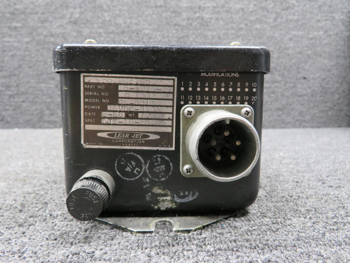 Learjet 16-1010-02 Learjet PS-801B Emergency Power Supply