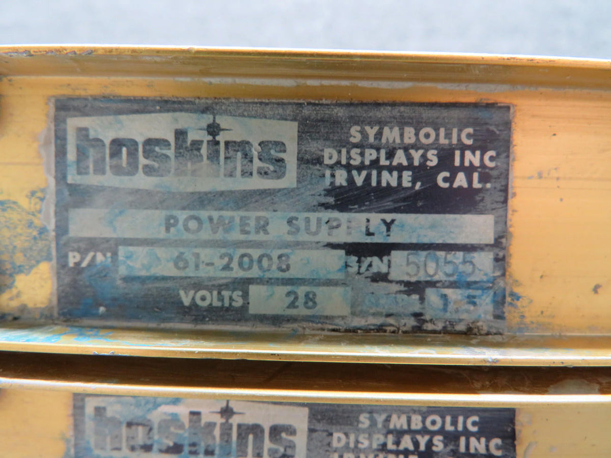 Hoskins 61-1008, 61-2008 Hoskins Power Supply Module Assembly