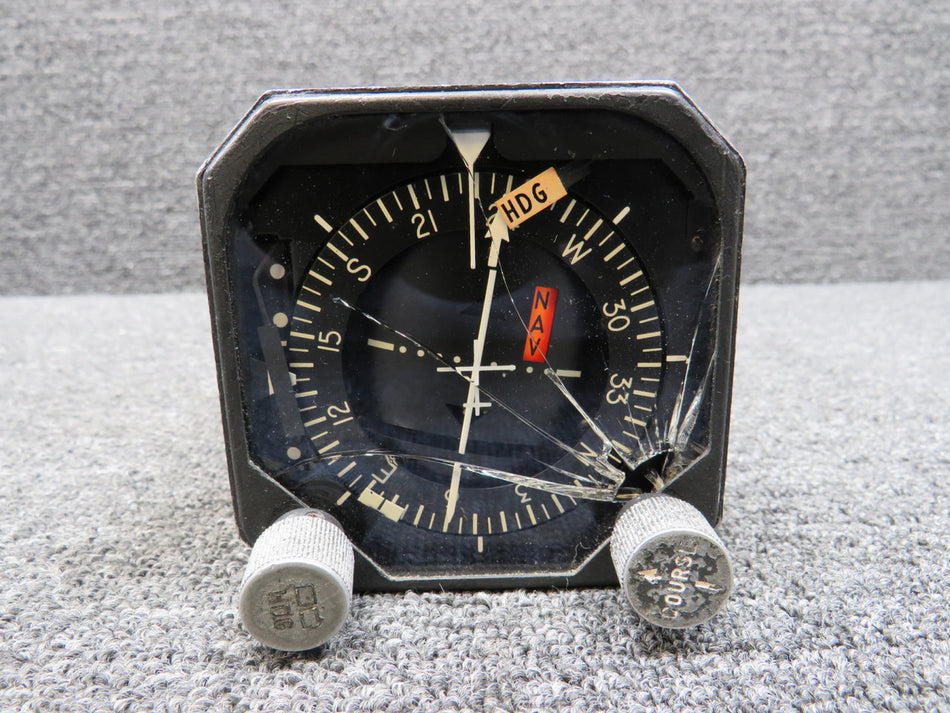 522-2638-003 Collins 331A-3G Course Indicator (Cracked, Broken Knob) (Core)
