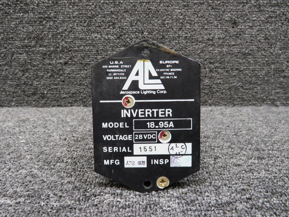 18-95A Aerospace Lighting Corp Inverter (Repairable) (Core) (28V)