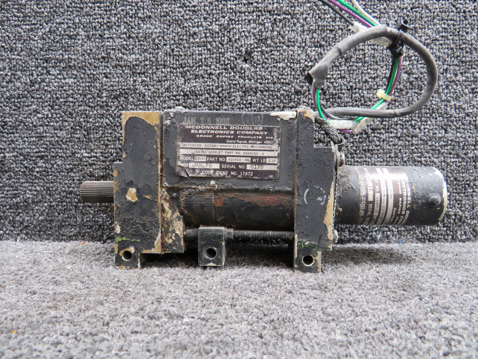 631400-06 (Alt: 6600156-6) McDonnel Electro-Mechanical Rotary Actuator (Core)