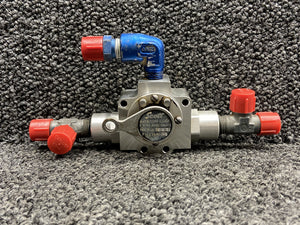 23640-3 (Alt: 30857-000) Scott 3-Way Fuel Valve Assembly LH