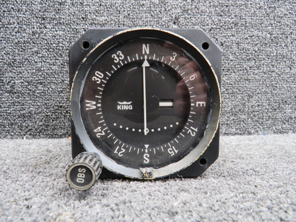 066-3039-00 King Radio KI-205 VOR-LOC Indicator (Loose Glass)