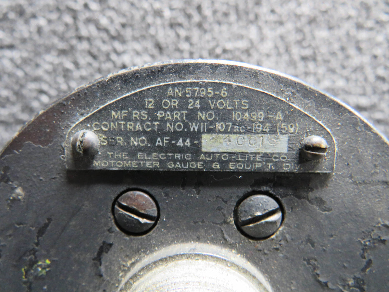 AF-44-40015 (Alt: AN-5795-6) Electric Auto-Lite Dual Cyl. Head