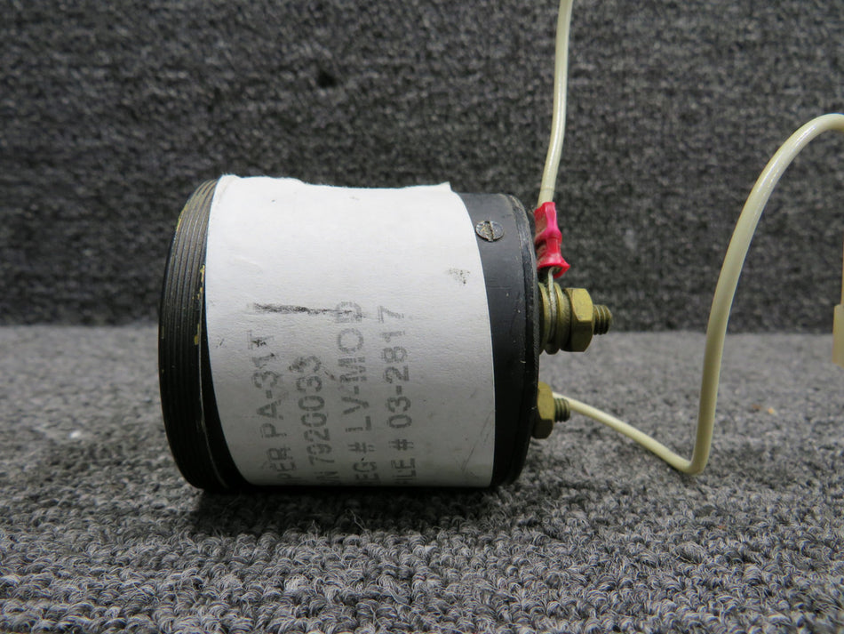 49684-2 (Alt: 548-246) Piper Flap Indicator with Connector (Worn Face)