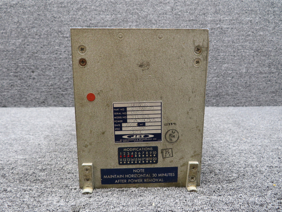 501-1006-01 JET VN-202A Vertisyn Unit with Modifications