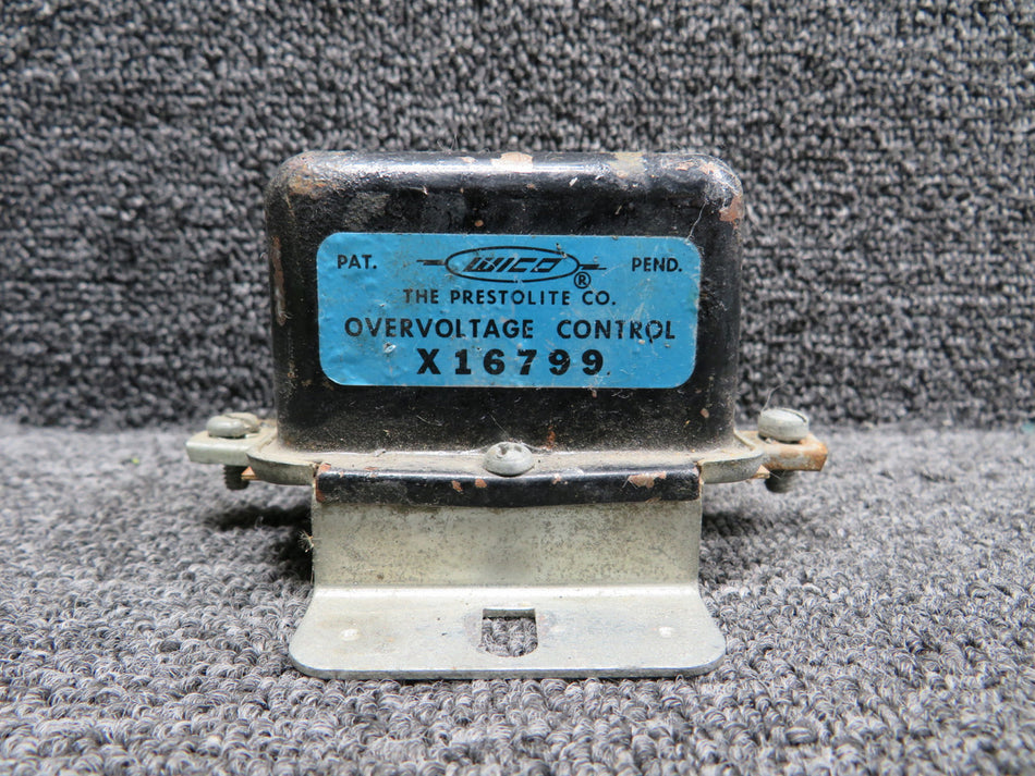 X16799 Prestolite Overvoltage Control Unit (Worn Paint) (Rusted Casing)