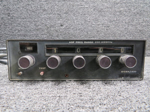 Sigma-1500 General Aviation ADF Receiver Unit (Missing Volume Knob) (Worn Face)