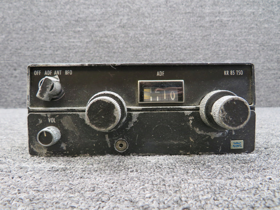 066-1023-00 King Radio KR-85 ADF Receiver Minus Tray (Discolored Knobs)