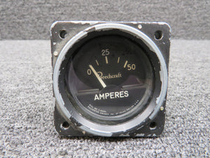 5-90334 (Alt: 6246-00175) Rochester Ammeter Indicator (0-50 Amps) (Worn)