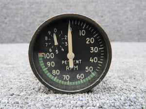 S-201-5 Gates Learjet Percent RPM Tachometer Indicator (Faded Inner Face)