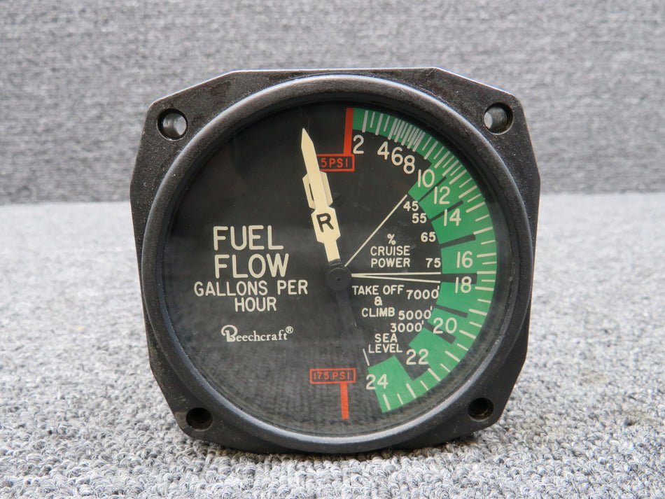 96-380015-5 Edo-Aire Dual Fuel Flow Indicator