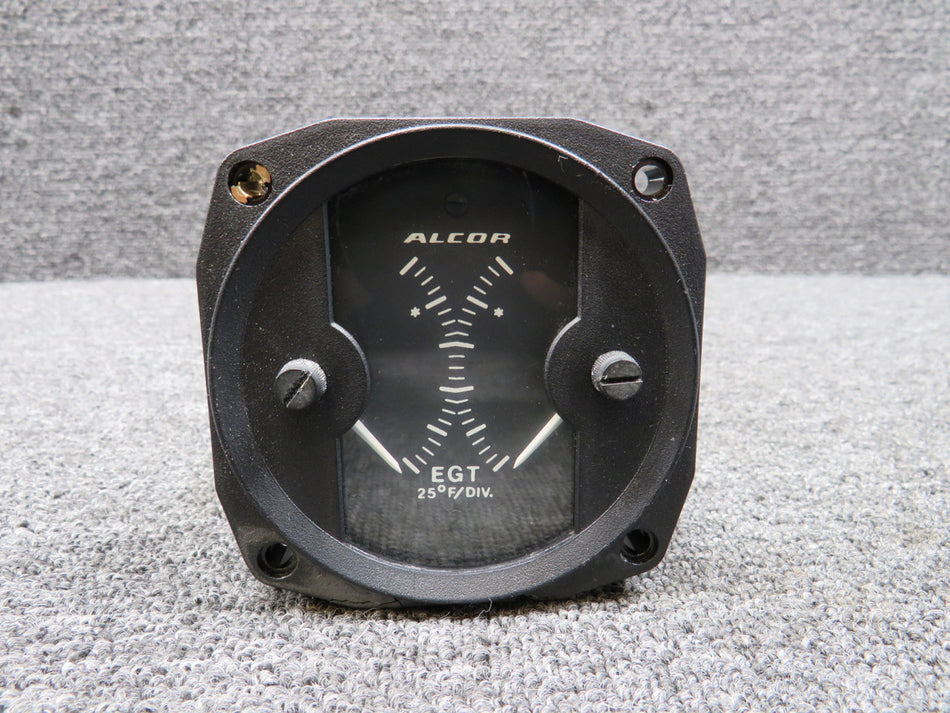 205-18B Alcor Dual Exhaust Gas Temperature Indicator w Mods (Broken Case) (Core)