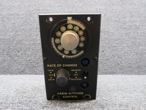 4611-00 (Alt: 48317) Dukes Cabin Pressure Controller with Filter (Tan Knob) (28V)